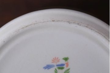 アンティーク雑貨　BERNARDAUD(ベルナルド)・LE PETIT NICOLAS(プチ・ニコラ)　Gian(ジアン)・Oiseaux de paradeis(オアゾ・ドゥ・パラディ)　マグカップ2つセット