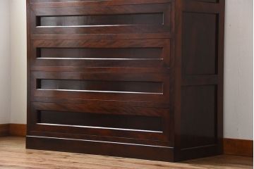 中古　松本民芸家具　D-34型　高山式整理タンス(定価318000円)