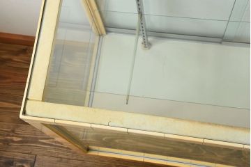 レトロ家具　昭和レトロ　かわいらしい見た目のセキスイファッションケース(ガラスケース)
