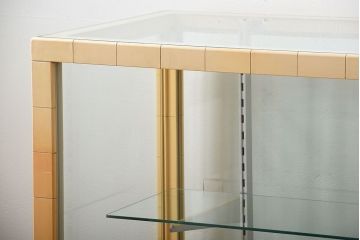 レトロ家具　昭和レトロ　かわいらしい見た目のセキスイファッションケース(ガラスケース)