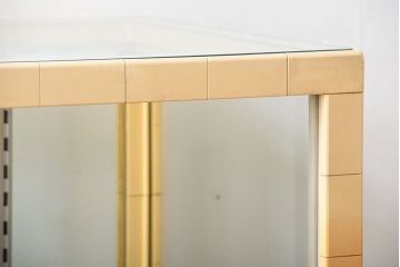 レトロ家具　昭和レトロ　かわいらしい見た目のセキスイファッションケース(ガラスケース)