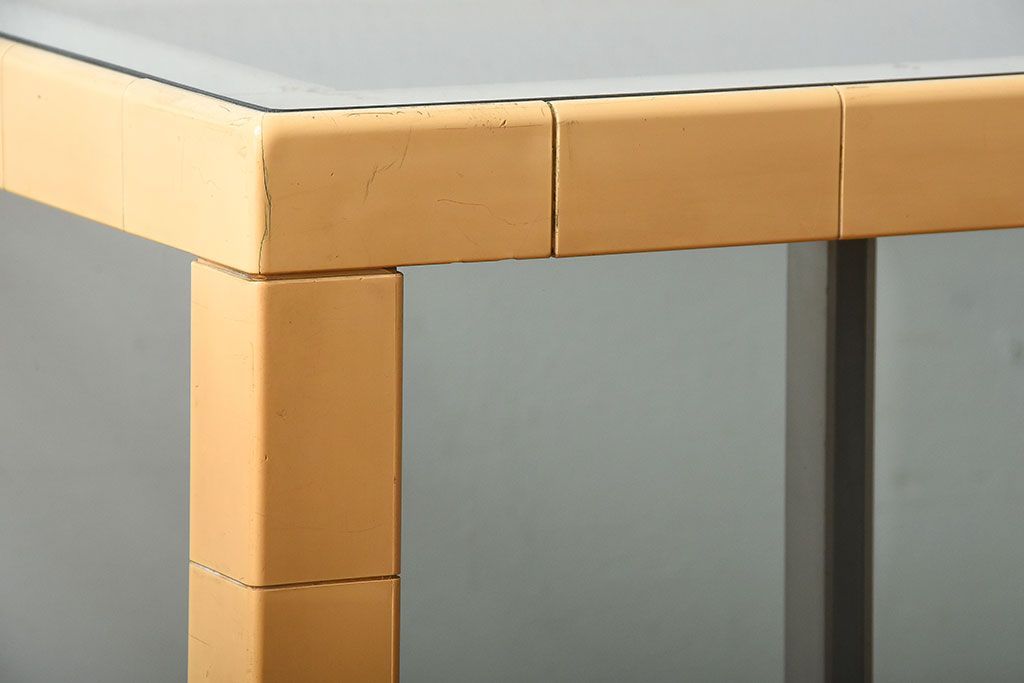 レトロ家具　昭和レトロ　かわいらしい見た目のセキスイファッションケース(ガラスケース)