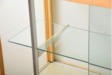 レトロ家具　昭和レトロ　かわいらしい見た目のセキスイファッションケース(ガラスケース)