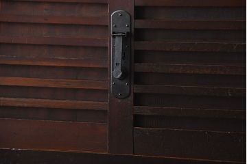 アンティーク家具　古民具・骨董　古い木製のアンティーク美濃帳場箪笥