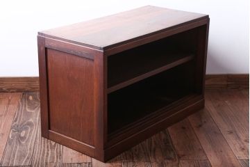 アンティーク家具　和製アンティーク　シンプルな古い木の飾り棚