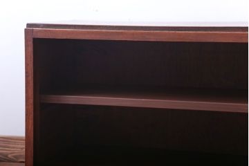 アンティーク家具　和製アンティーク　シンプルな古い木の飾り棚