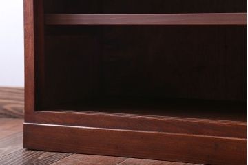 アンティーク家具　和製アンティーク　シンプルな古い木の飾り棚