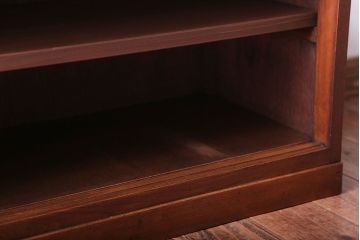 アンティーク家具　和製アンティーク　シンプルな古い木の飾り棚