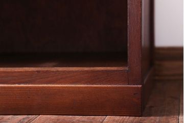 アンティーク家具　和製アンティーク　シンプルな古い木の飾り棚