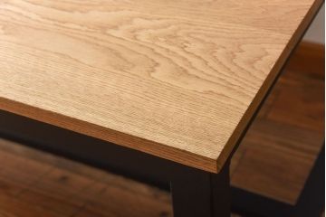 【ラフジュ工房オリジナル・ダイニングテーブル】 ペイントアイアンレッグのダイニングテーブル(鉄脚)