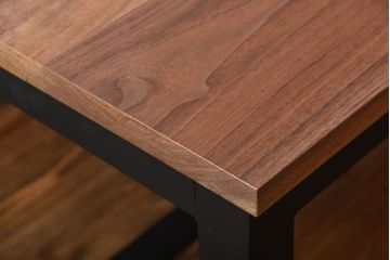 【ラフジュ工房オリジナル・ダイニングテーブル】 ペイントアイアンレッグのダイニングテーブル(鉄脚)(2)