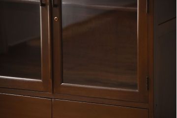 レトロ家具　和製アンティーク　古い木製のレトロな本箱