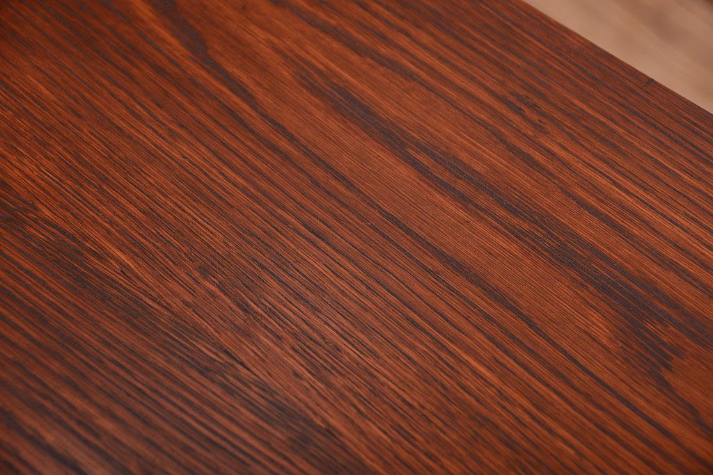 アンティーク家具　和製アンティーク　骨太で重厚な古い木製の作業台(カウンターテーブル)(1)