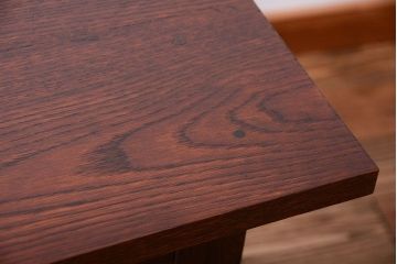 アンティーク家具　和製アンティーク　骨太で重厚な古い木製の作業台(カウンターテーブル)(1)