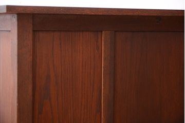 アンティーク家具　和製アンティーク　骨太で重厚な古い木製の作業台(カウンターテーブル)(1)