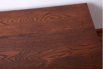 アンティーク家具　和製アンティーク　骨太で重厚な古い木製の作業台(カウンターテーブル)(2)