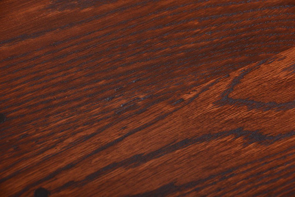 アンティーク家具　和製アンティーク　骨太で重厚な古い木製の作業台(カウンターテーブル)(2)