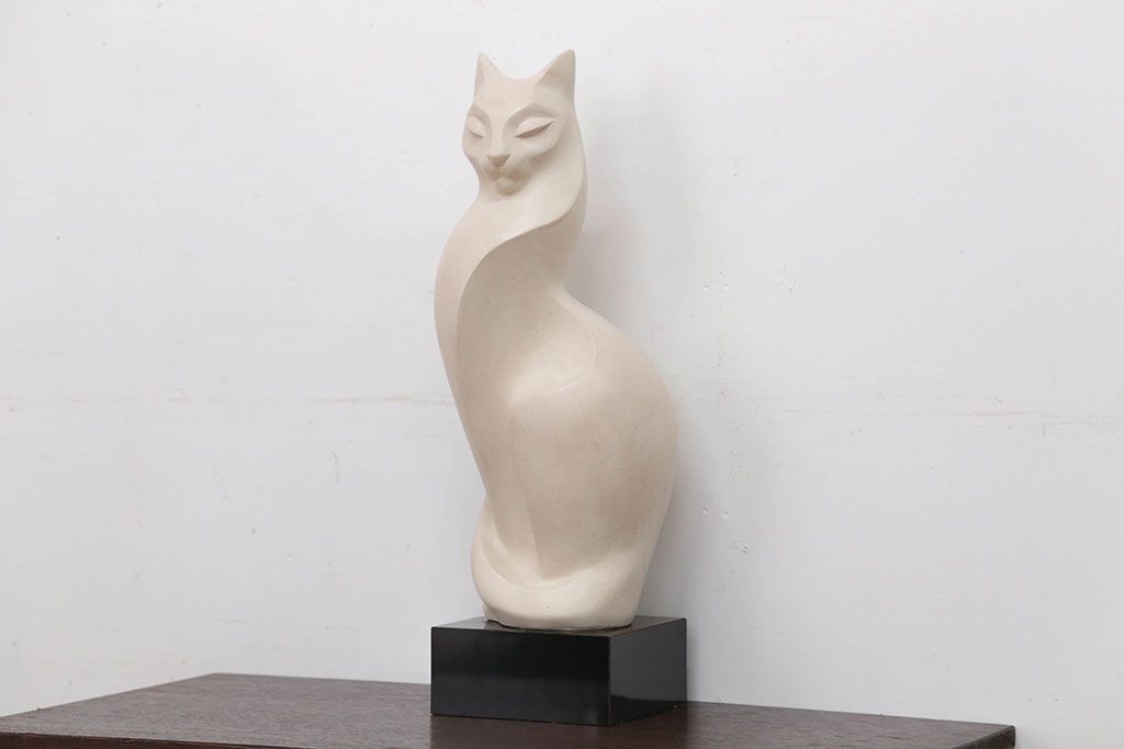 アンティーク雑貨　Austin(オースティン)・A.DANEL作　Magic　猫の置物(オブジェ)