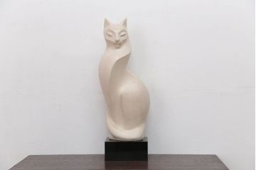 アンティーク雑貨　Austin(オースティン)・A.DANEL作　Magic　猫の置物(オブジェ)