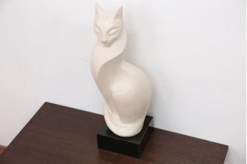 アンティーク雑貨　Austin(オースティン)・A.DANEL作　Magic　猫の置物(オブジェ)