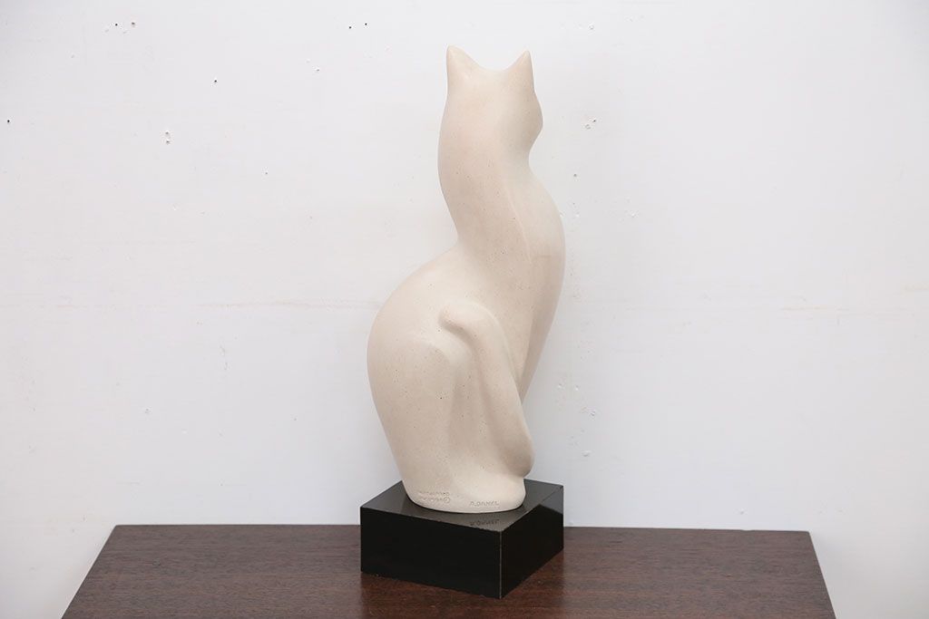 アンティーク雑貨　Austin(オースティン)・A.DANEL作　Magic　猫の置物(オブジェ)