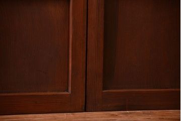 古民具・骨董　裏障子付き!幅の狭いアンティーク格子戸4枚セット