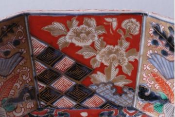 アンティーク雑貨　幕末〜明治　伊万里錦手大鉢2点(二重高台)