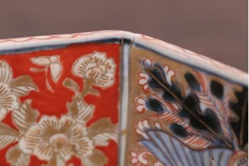 アンティーク雑貨　幕末〜明治　伊万里錦手大鉢2点(二重高台)