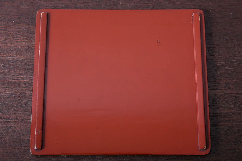 アンティーク雑貨　古民具・骨董　古い黒柿材の重箱(外箱付き)