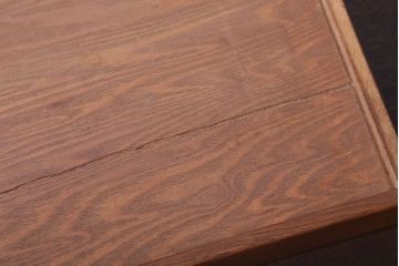 アンティーク雑貨　和製アンティーク　古い木製のレトロなトレー(お盆)(2)