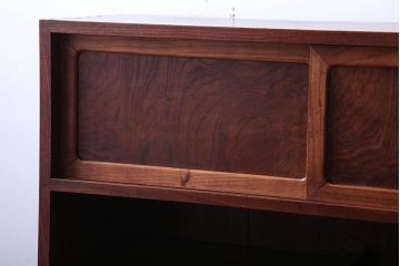 アンティーク家具　古民具・骨董　前面桑材!銅の金具の高級茶箪笥