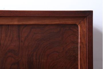 アンティーク家具　古民具・骨董　前面桑材!銅の金具の高級茶箪笥