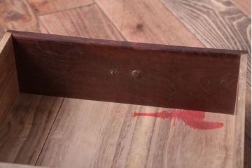 アンティーク家具　古民具・骨董　前面桑材!銅の金具の高級茶箪笥