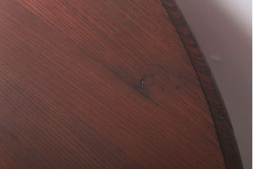 アンティーク家具　和製アンティーク　総欅材の古い洋館で使われていた高級オーバルテーブル(楕円形テーブル)
