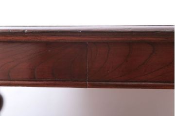 アンティーク家具　和製アンティーク　総欅材の古い洋館で使われていた高級オーバルテーブル(楕円形テーブル)