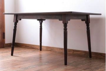 中古　松本民芸家具　ダイニングテーブル