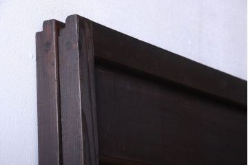 古民具・骨董　古い木製のアンティーク舞良戸2枚セット