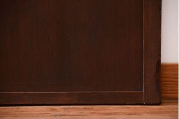 古民具・骨董　古い木製のアンティーク舞良戸2枚セット