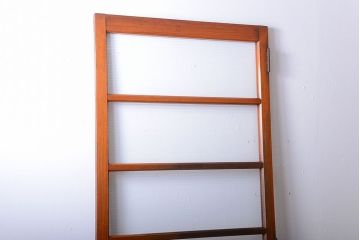 和製アンティーク　背の高いモールガラス入りドア