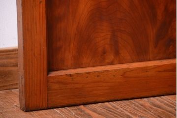 和製アンティーク　背の高いモールガラス入りドア