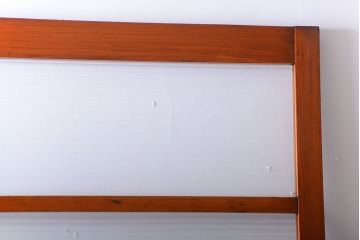 和製アンティーク　背の高いモールガラス入りドア