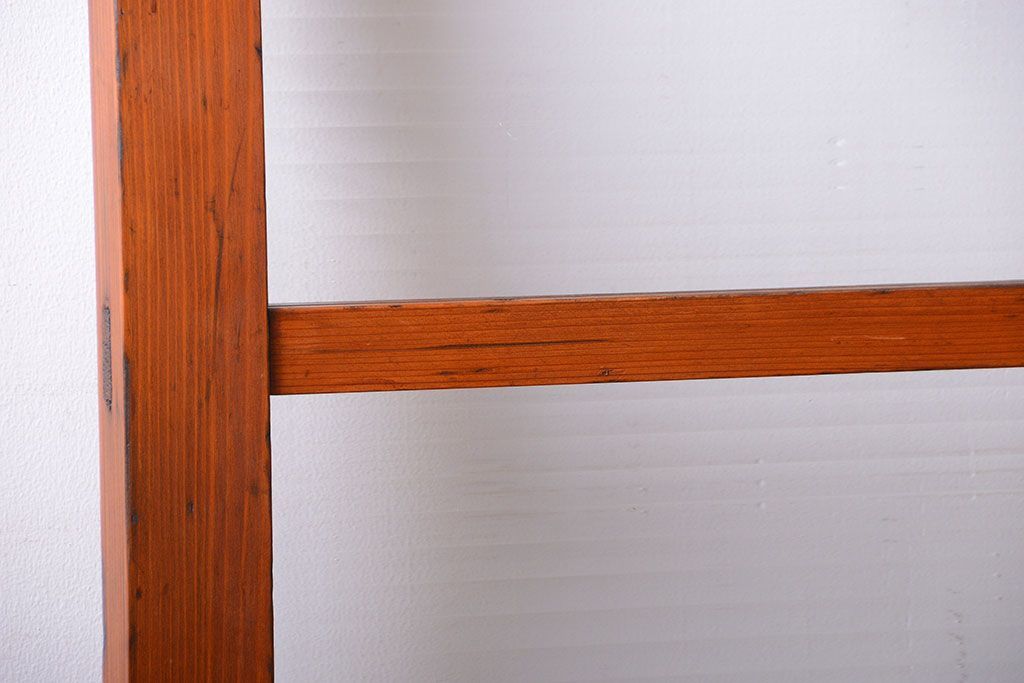 和製アンティーク　背の高いモールガラス入りドア