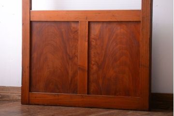 和製アンティーク　背の高いモールガラス入りドア