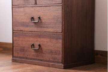 アンティーク家具　和製アンティーク　古い木のシンプルな小引き出し