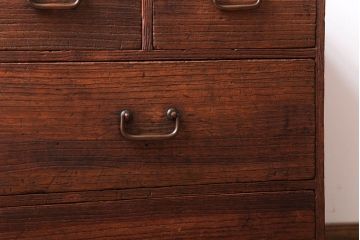 アンティーク家具　和製アンティーク　古い木のシンプルな小引き出し