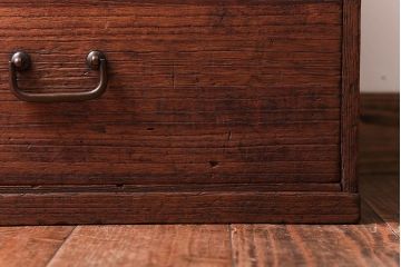 アンティーク家具　和製アンティーク　古い木のシンプルな小引き出し