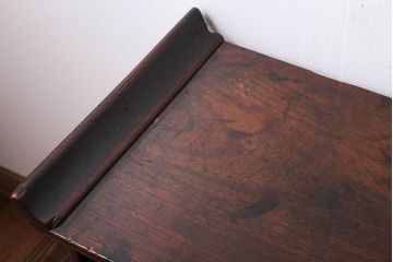 アンティーク家具　古民具・骨董　古い木が味わい深い小さなアンティーク茶箪笥