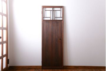 アンティーク　結霜ガラス入り!モダンなドア