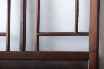 アンティーク　結霜ガラス入り!モダンなドア