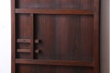 アンティーク　結霜ガラス入り!モダンなドア